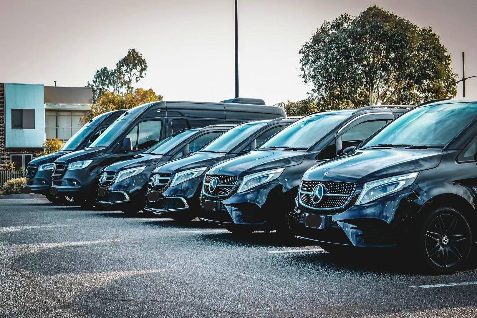 NextTrip fleet of chauffeur vehicles